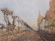 Alfred Sisley Chemin de la Machine Louveciennes, painting